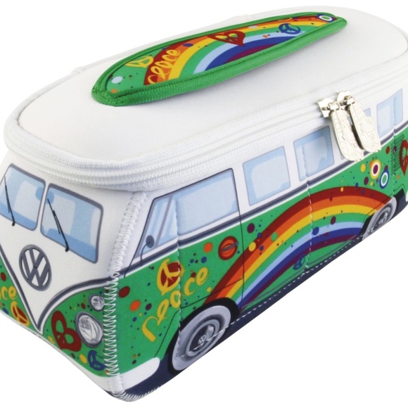 VW Volkswagen BUS Neoprene Univeral Bag Camper Van Travel Rainbow Brisa Love Bus - Picture 9 of 9